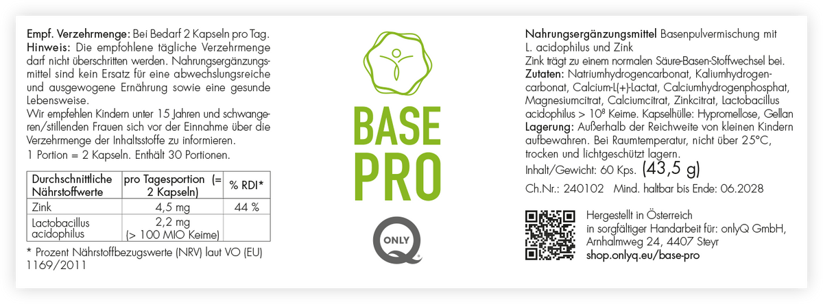 Etikett Base Pro